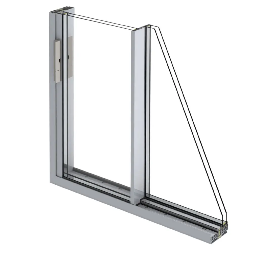 Finestra d'alumini RPT Corredissa Minimalista AV