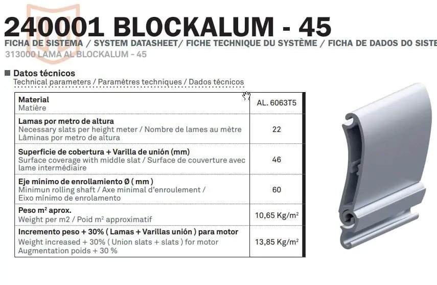 Información-persiana-autoblocante-blockalum45