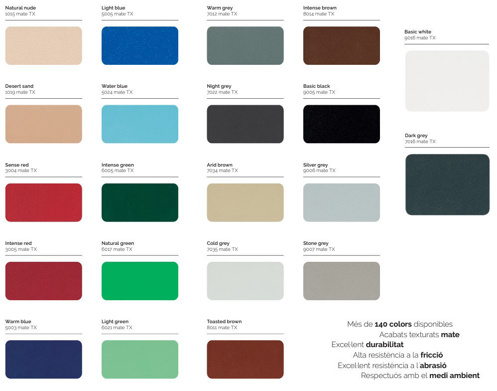 Mallorquines Colors Mats Texturats