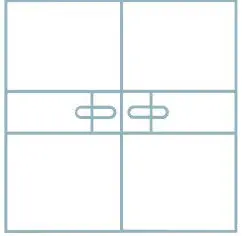 puerta doble interior aluminio