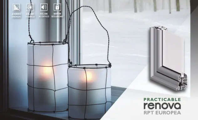 Ventana aluminio practicable Renova RPT Europea