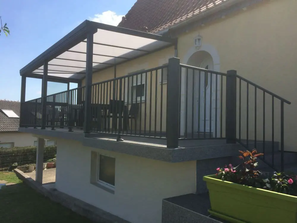 cerramiento de aluminio balcón