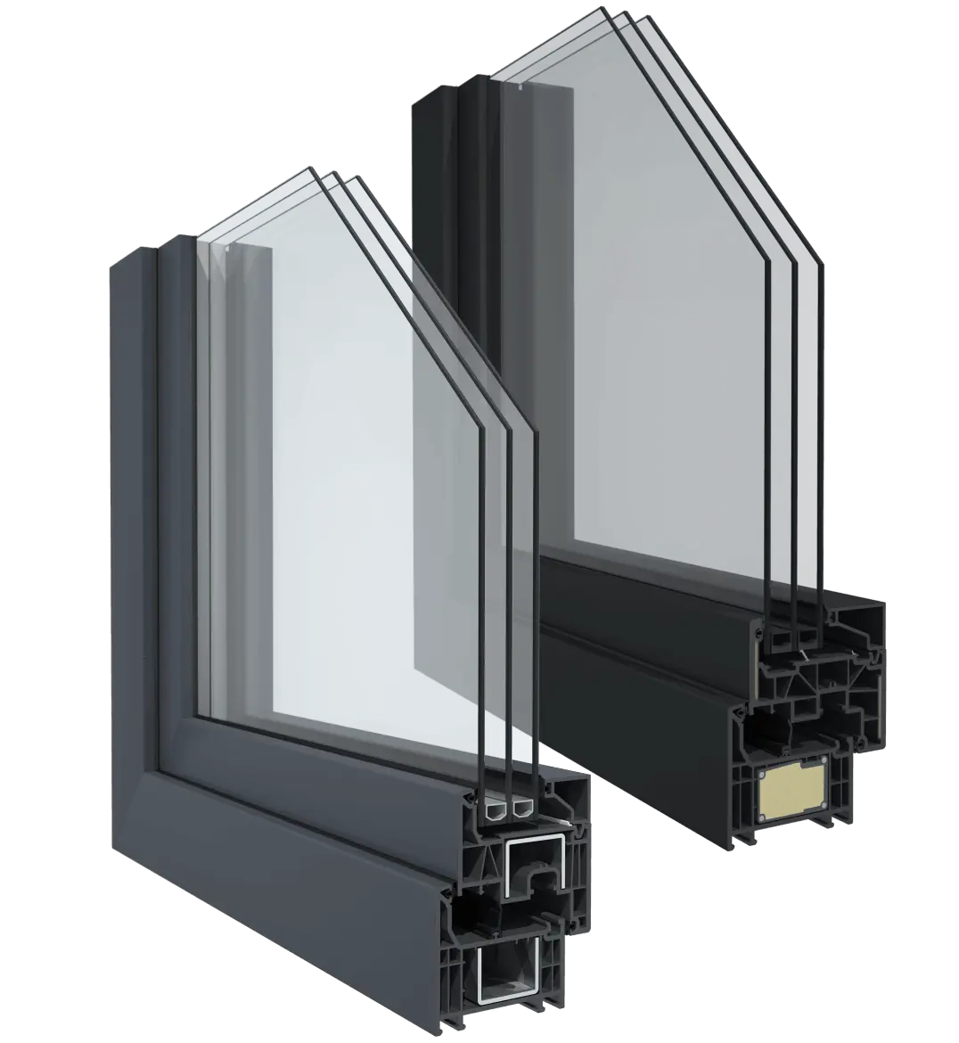 Puertas de entrada de PVC - Finestra Confort