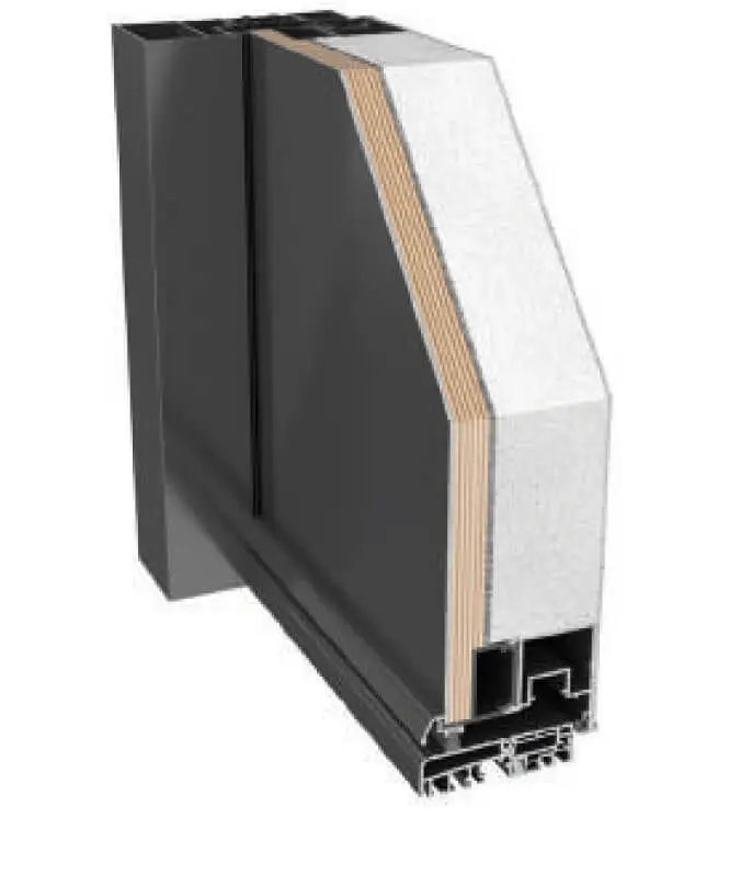 Porta d'entrada Alumini OCULTEC 70 RC3