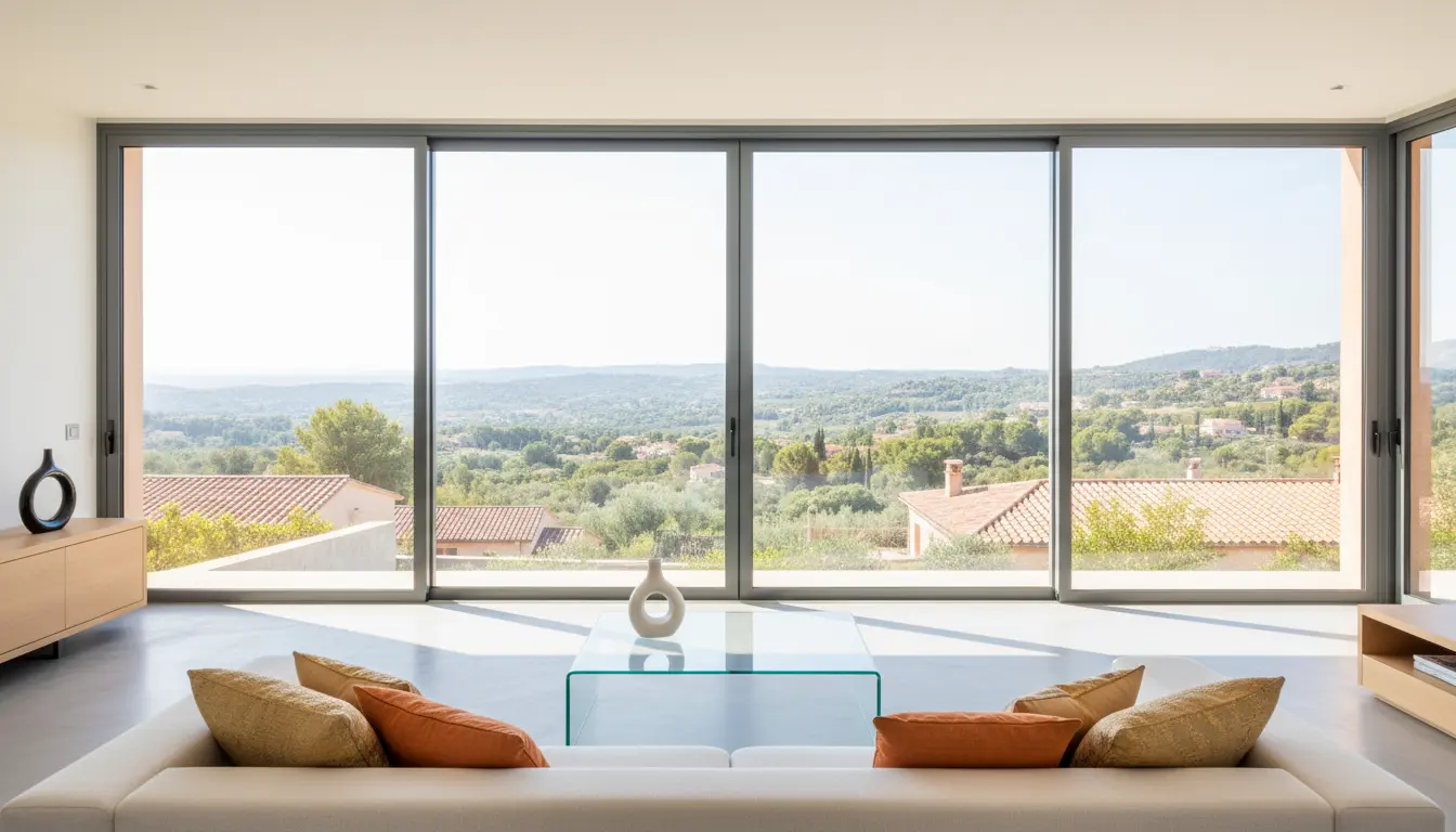 Porticons exteriors d'alumini per a façanes mediterrànies a Girona