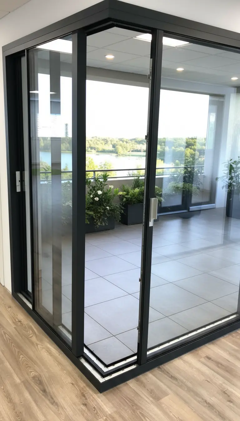 Finestra d'alumini Minimalista AV