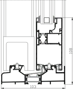 Esquema técnico del sistema Renova CO RPT 100 elevable