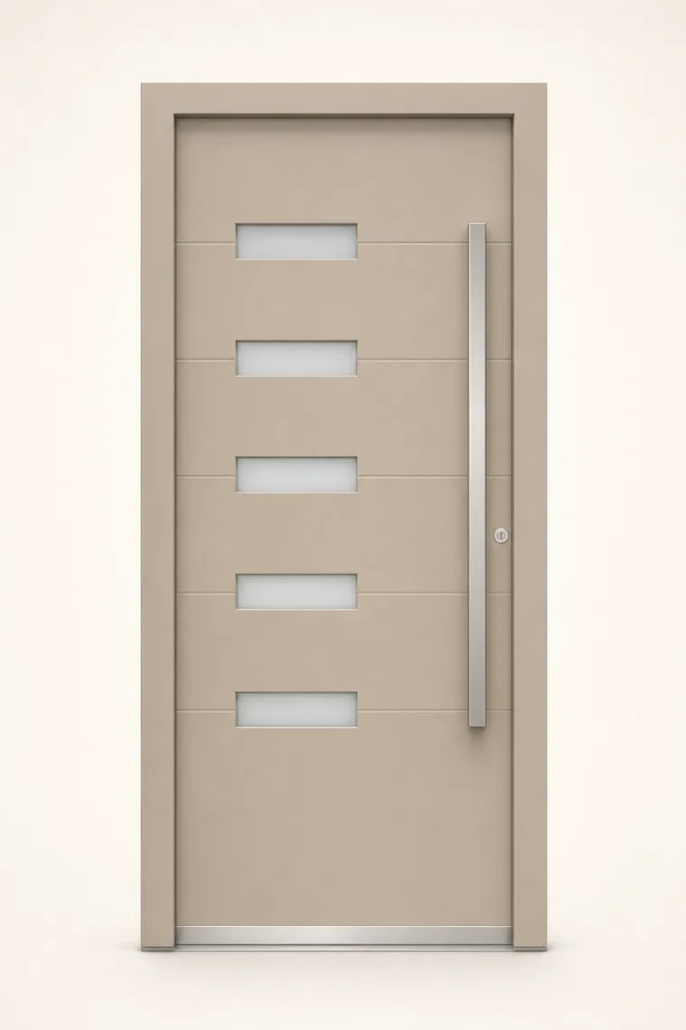 Porta d'entrada REFINE OCULTEC — model CLASIC-GLASS