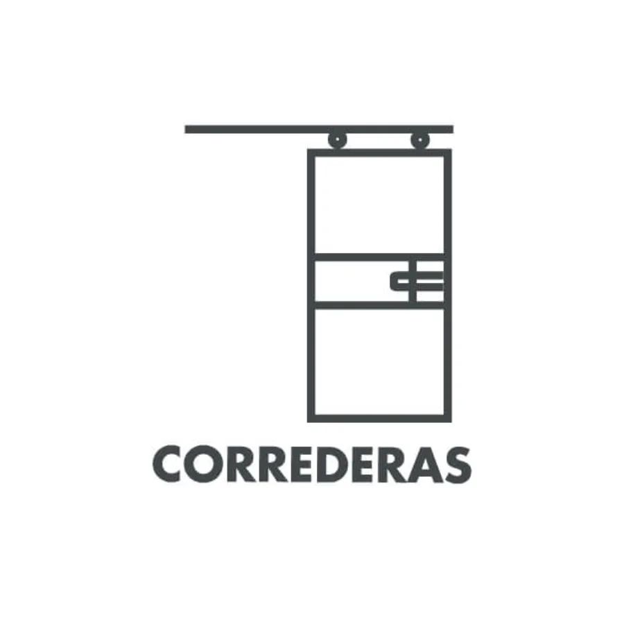 Diagrama del format de porta corredissa del sistema IDAdoor