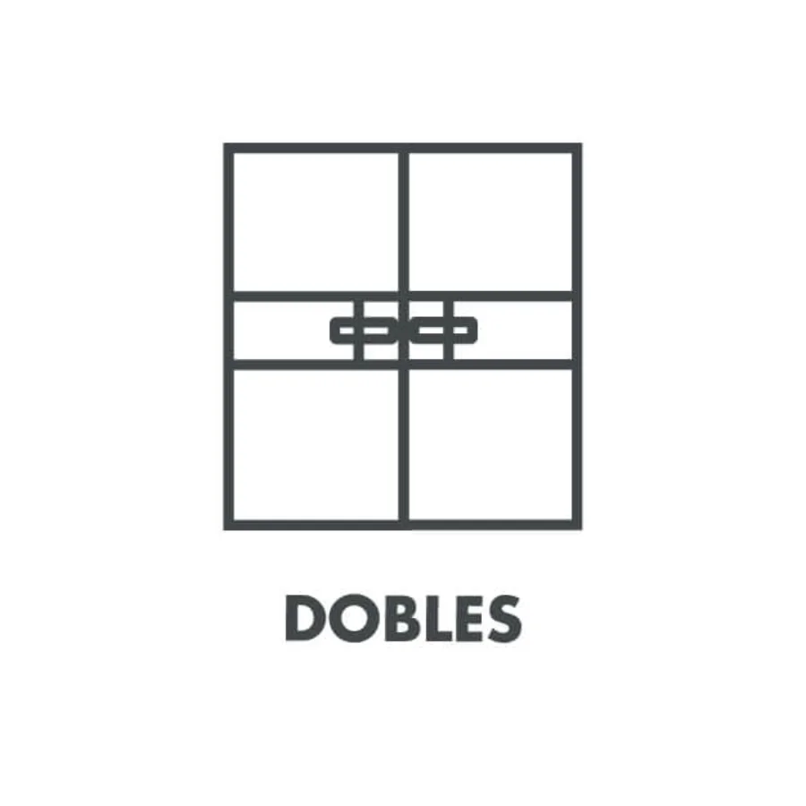 Diagrama del format de portes dobles del sistema IDAdoor