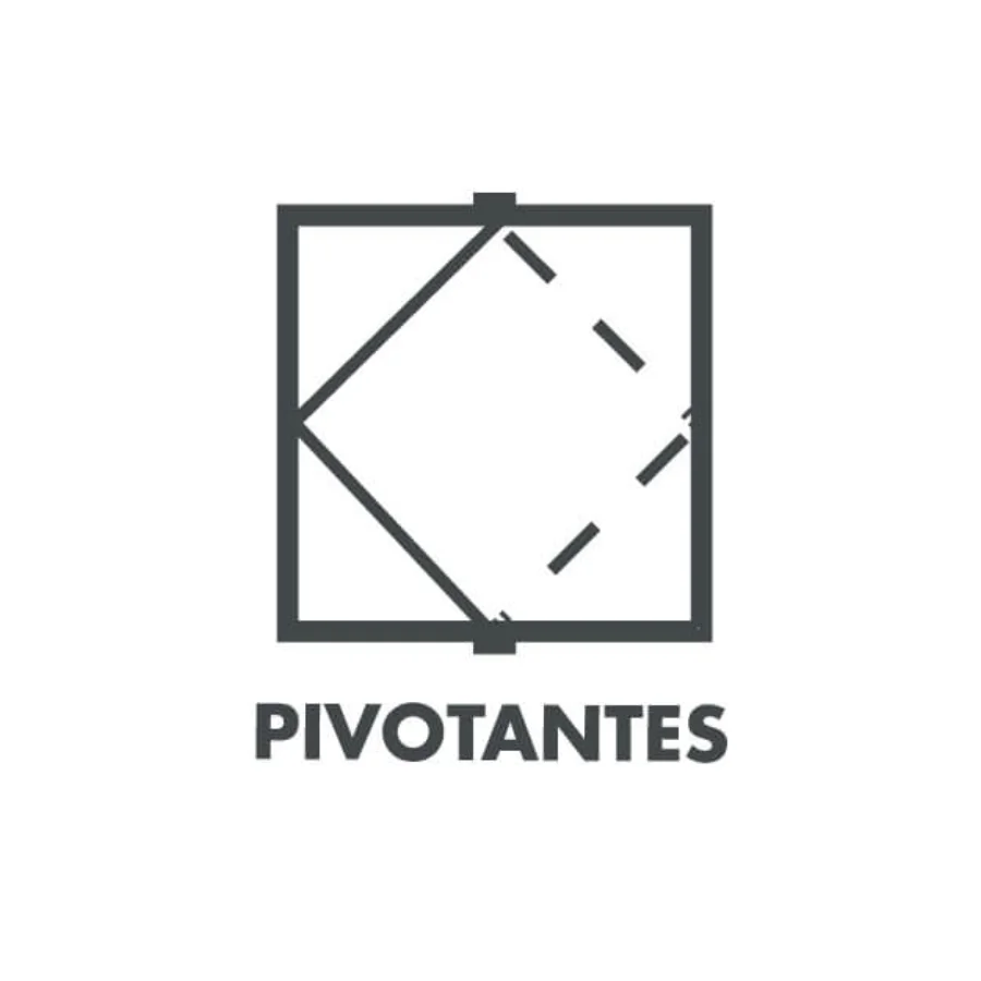 Diagrama del format de porta pivotant del sistema IDAdoor