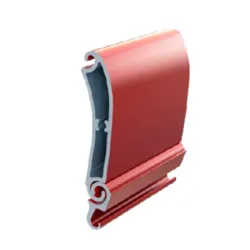 Perfil de la lama corba d'alumini extrusionat de la persiana autoblocant R-45