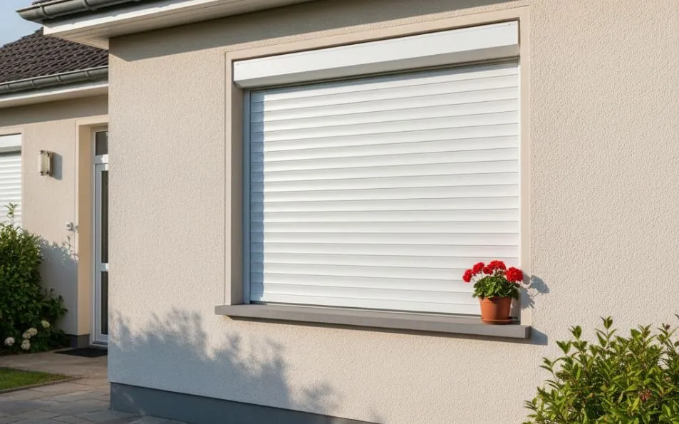 Persiana exterior enrotllable d'alumini, la primera barrera de control solar davant del vidre
