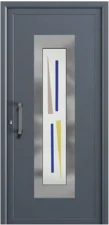 Panel puerta PVC AVANT Danubio - líneas horizontales elegantes