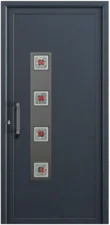 Panel puerta PVC AVANT Ebro - vidrio integrado moderno