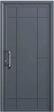 Panel puerta PVC LIDO 02 - panel liso con ventana superior