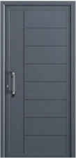 Panel puerta PVC LIDO 05 - panel contemporáneo con vidrio lateral